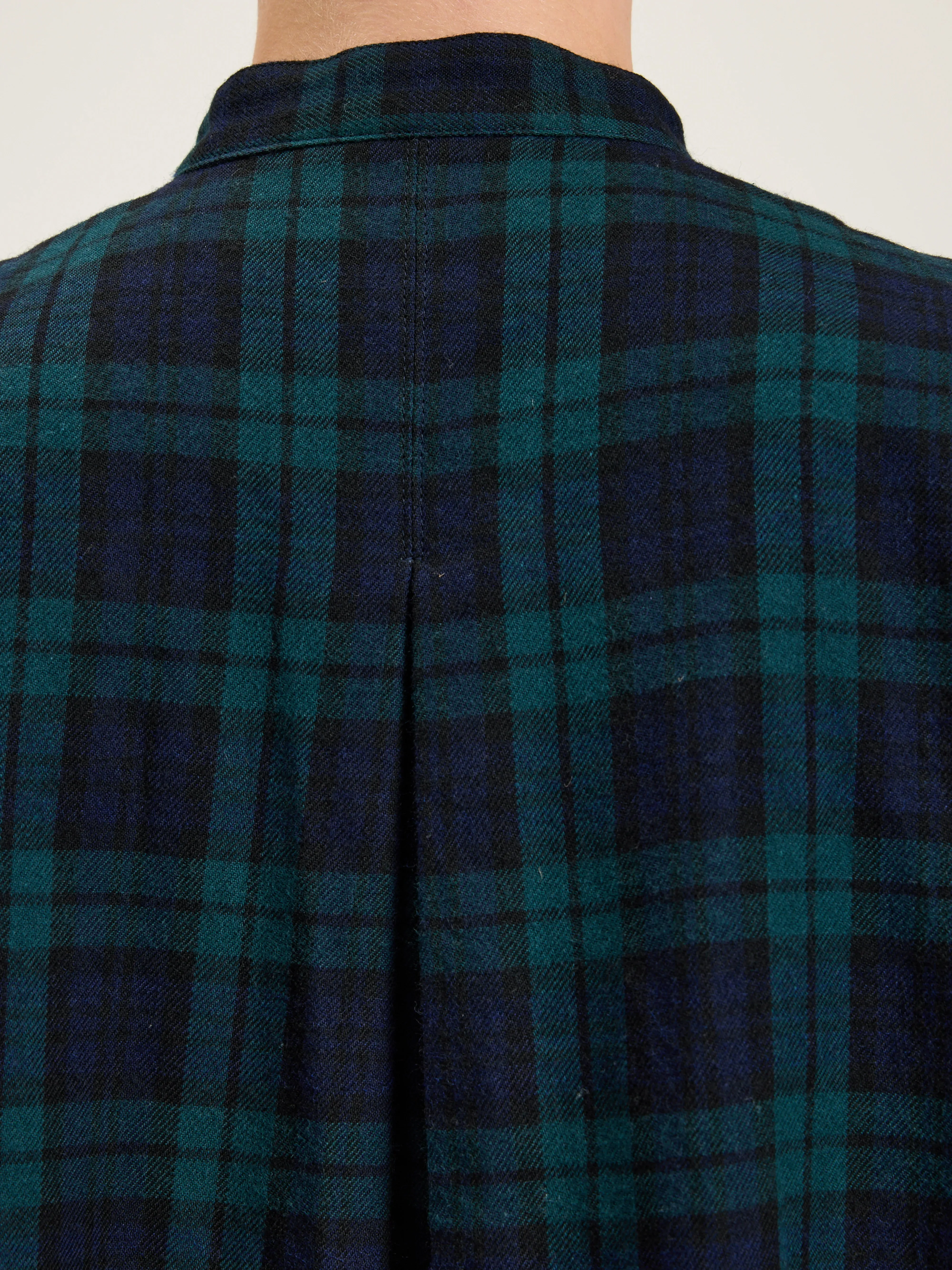 Wool And Cotton Pullover Shirt (242 / W / BLACK)